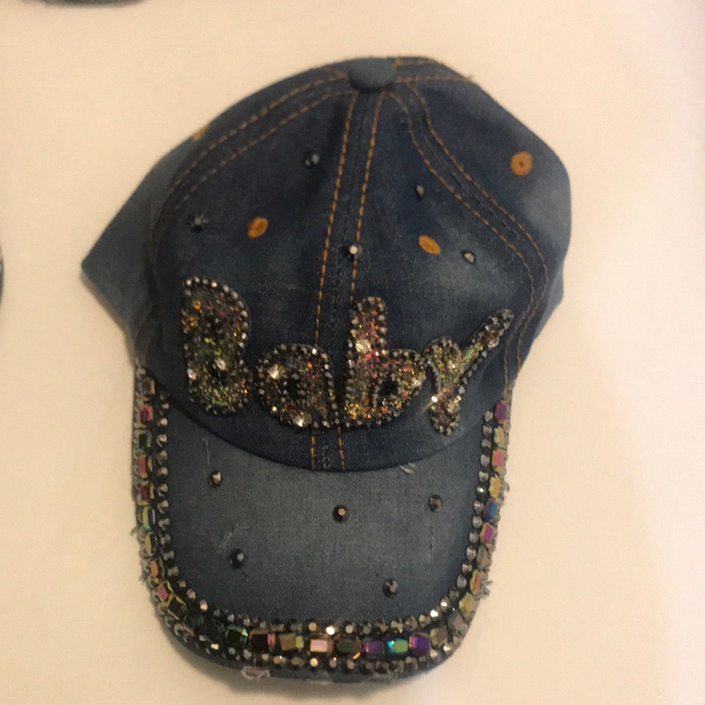 Super cute hat faded Jean “Baby” hat